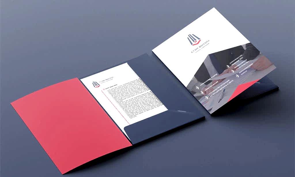 1024_4 Печать и изготовление фирменных папок с логотипом